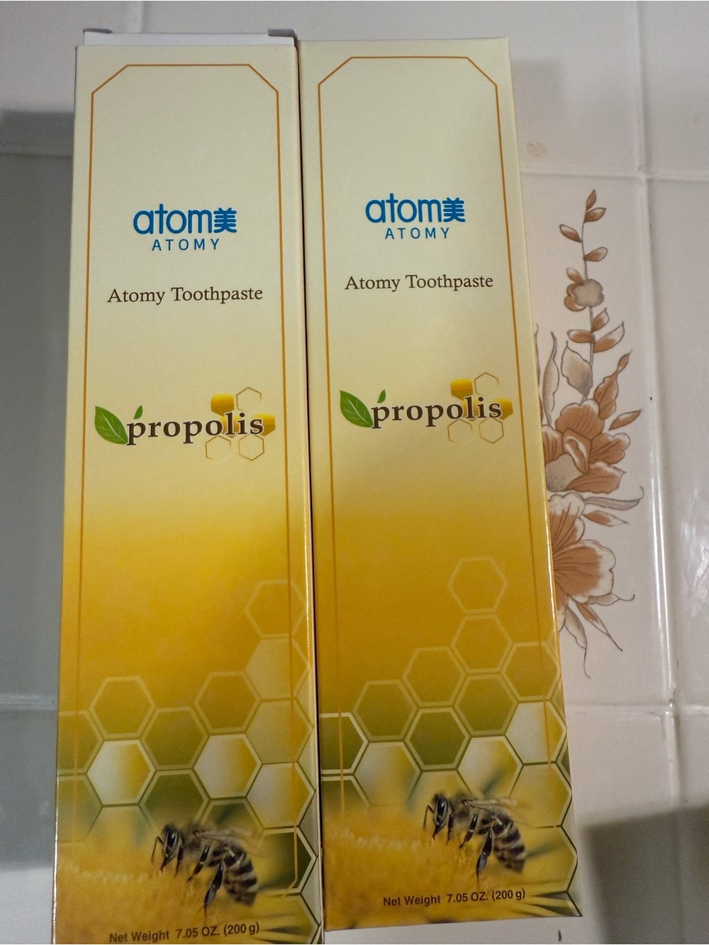 Atomy Propolis Toothpaste - Yellow Gradient Packaging